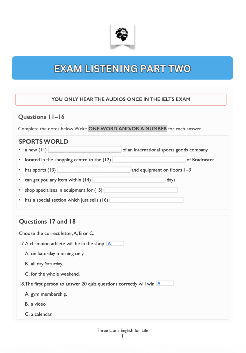 IELTS Academic Part 1 - obrazek 5
