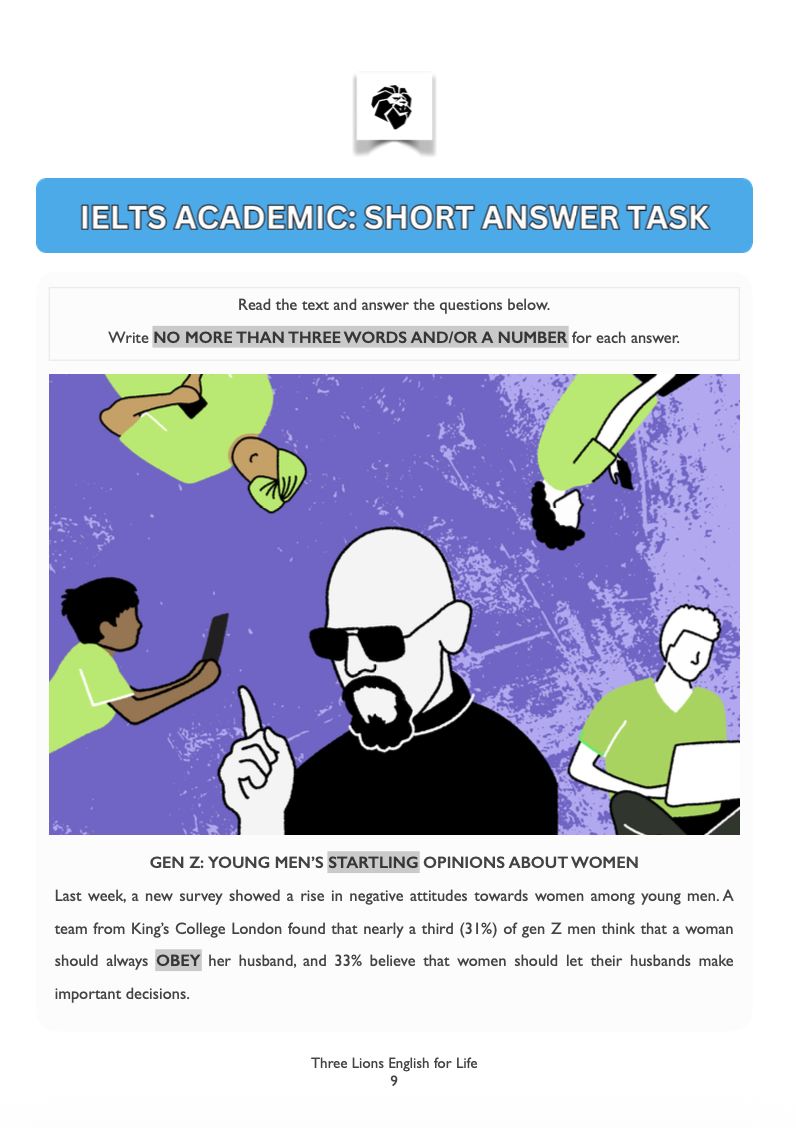 IELTS Academic Part 1 - obrazek 4